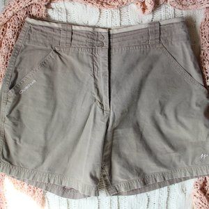 Quechua Women's Tan Cotton Shorts ~4~